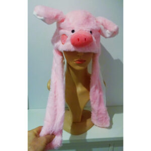Schwein-M&uuml;tze mit Wackel-Ohren